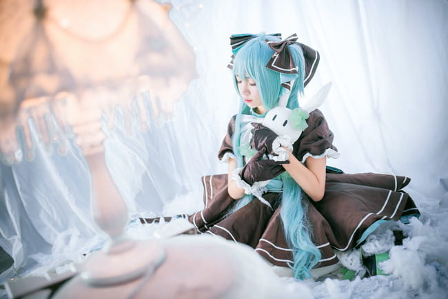 初音未来 Miku 也想听你对我说声生日快乐 cosplay