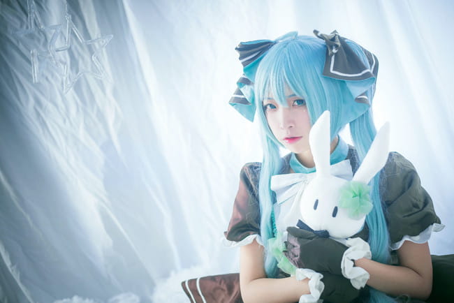 初音未来 Miku 也想听你对我说声生日快乐 cosplay