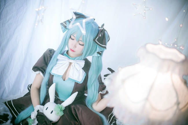 初音未来 Miku 也想听你对我说声生日快乐 cosplay