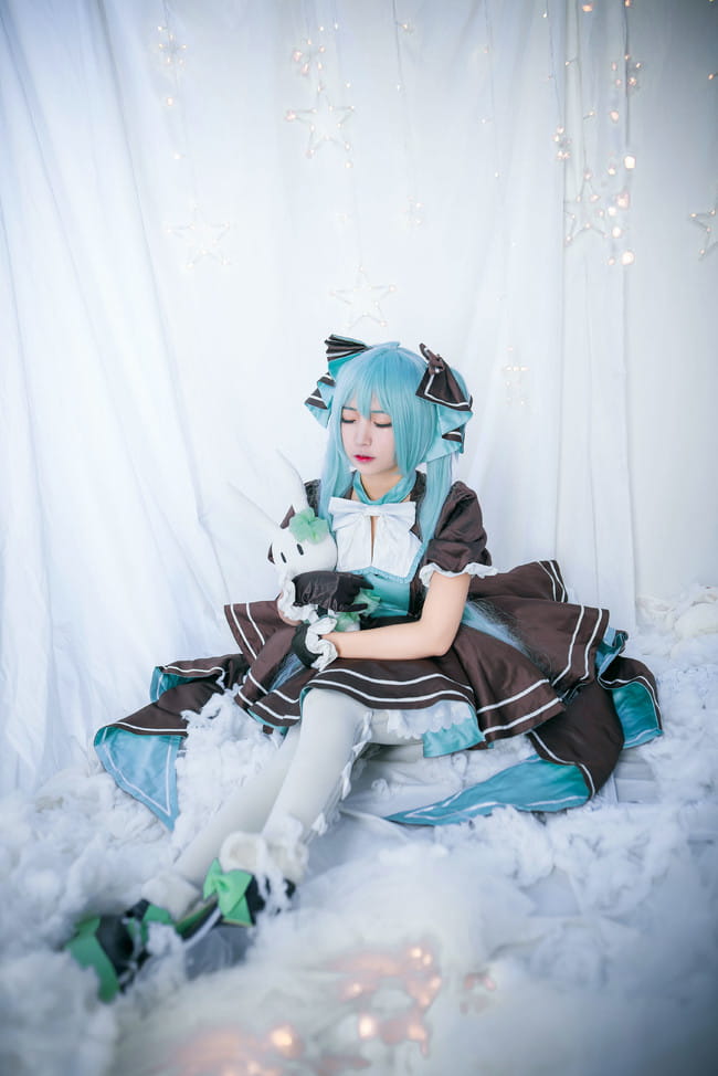 初音未来 Miku 也想听你对我说声生日快乐 cosplay