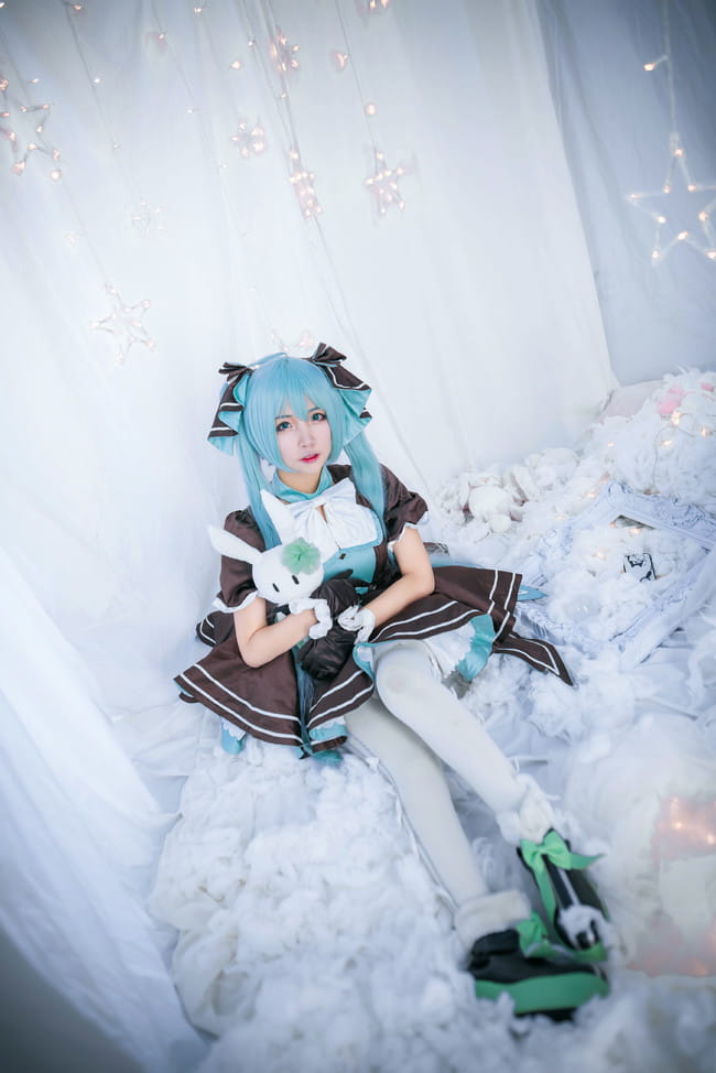 初音未来 Miku 也想听你对我说声生日快乐 cosplay