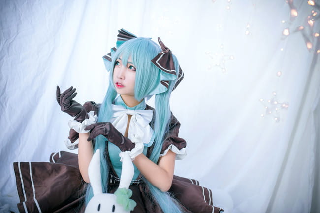 初音未来 Miku 也想听你对我说声生日快乐 cosplay