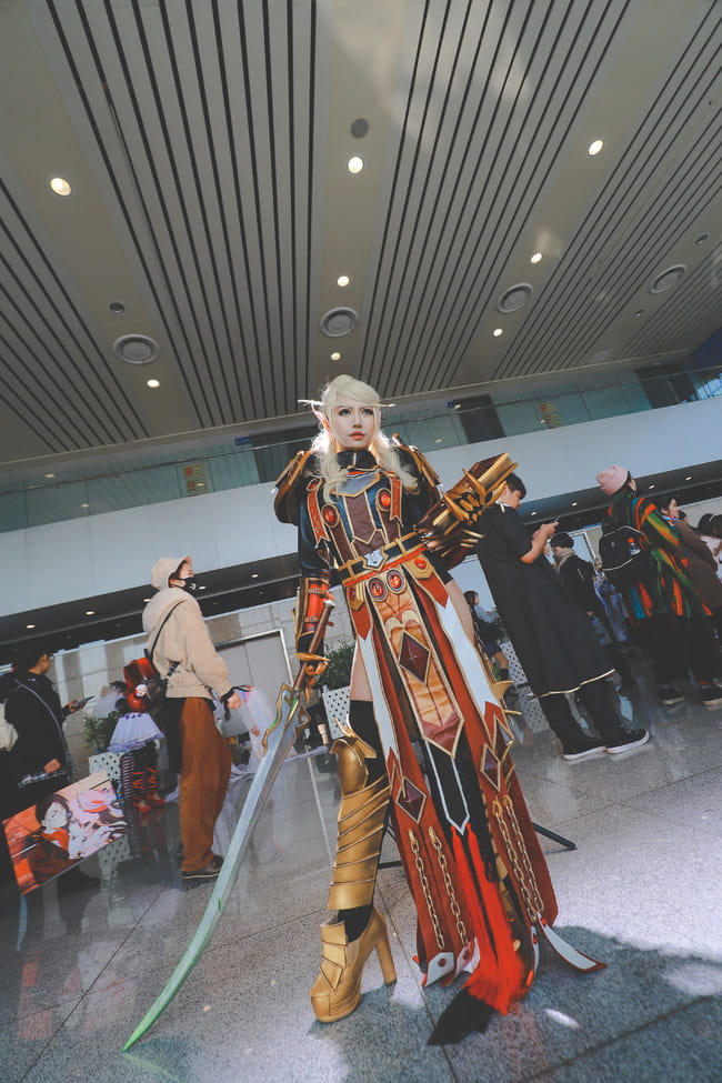 WOW 魔兽世界 血骑士莉亚德琳 cosplay