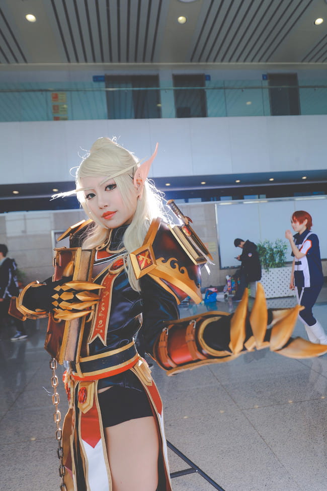 WOW 魔兽世界 血骑士莉亚德琳 cosplay
