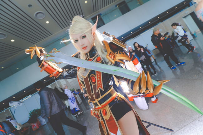 WOW 魔兽世界 血骑士莉亚德琳 cosplay