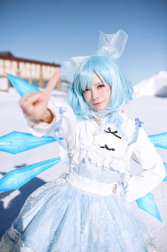 东方Project 琪露诺 cosplay图片