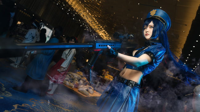 英雄联盟 女警狙击