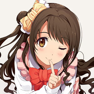 继续前进 更加前进 凡事都要尝试看看呢 二次元头像女生呆萌