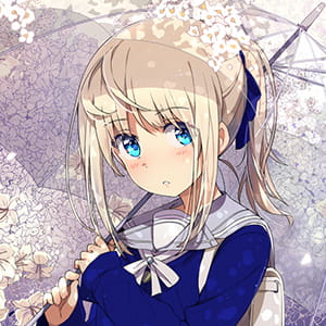 爱一辈子也好 恨一辈子也好 终究要让你记我一辈子 二次元头像女生呆萌