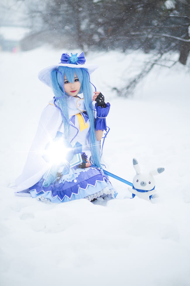初音未来 魔法少女雪初音 cosplay