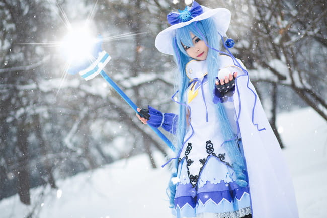 初音未来 魔法少女雪初音 cosplay