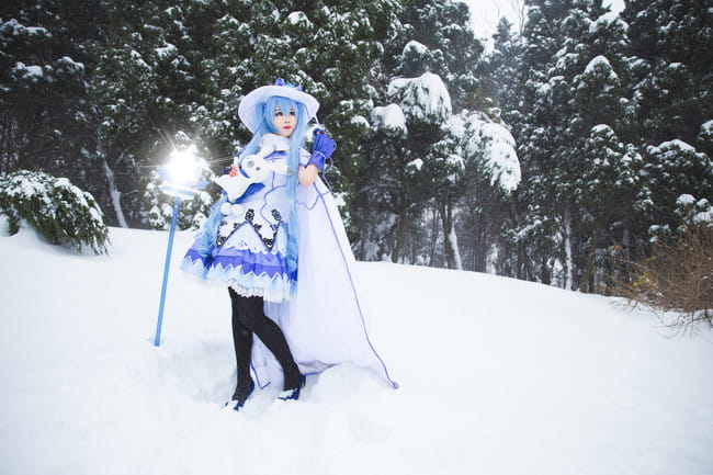 初音未来 魔法少女雪初音 cosplay