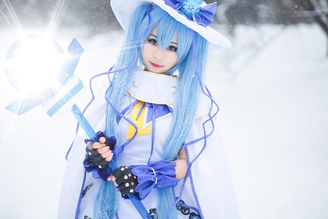 初音未来 魔法少女雪初音 cosplay