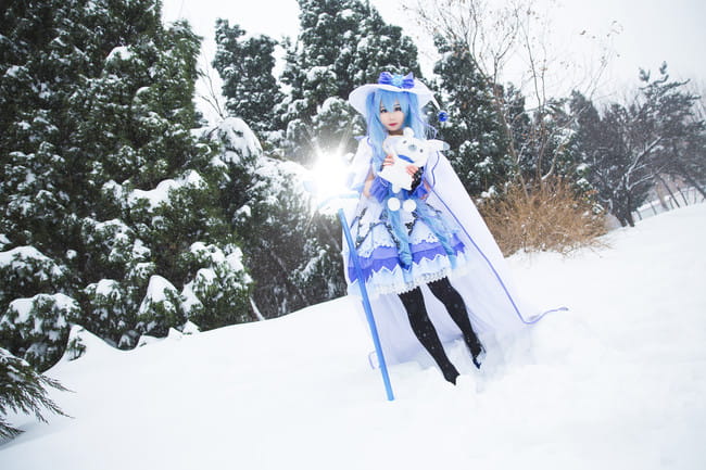 初音未来 魔法少女雪初音 cosplay