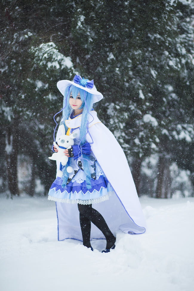 初音未来 魔法少女雪初音 cosplay