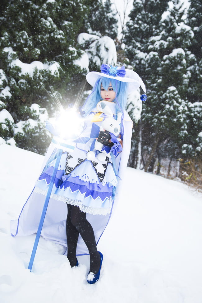 初音未来 魔法少女雪初音 cosplay