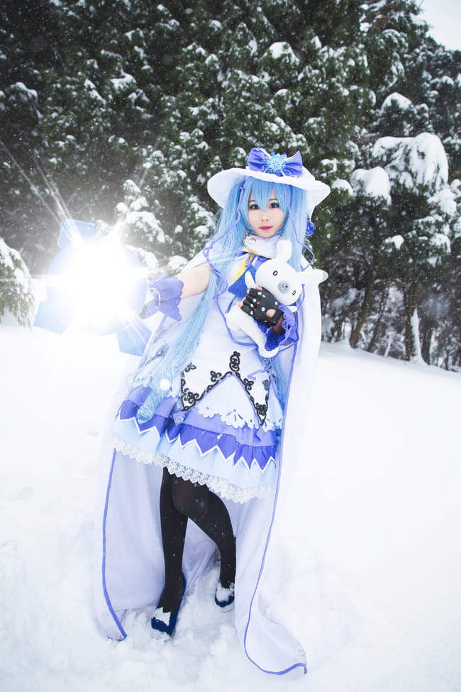 初音未来 魔法少女雪初音 cosplay