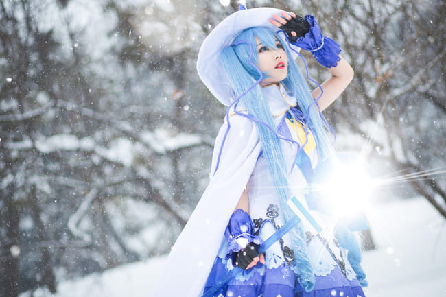 初音未来 魔法少女雪初音 cosplay