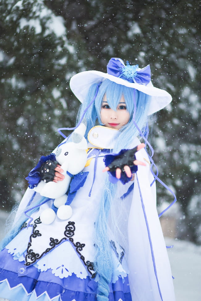 初音未来 魔法少女雪初音 cosplay
