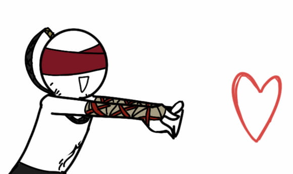 卡殿 发射小心心表情包下载