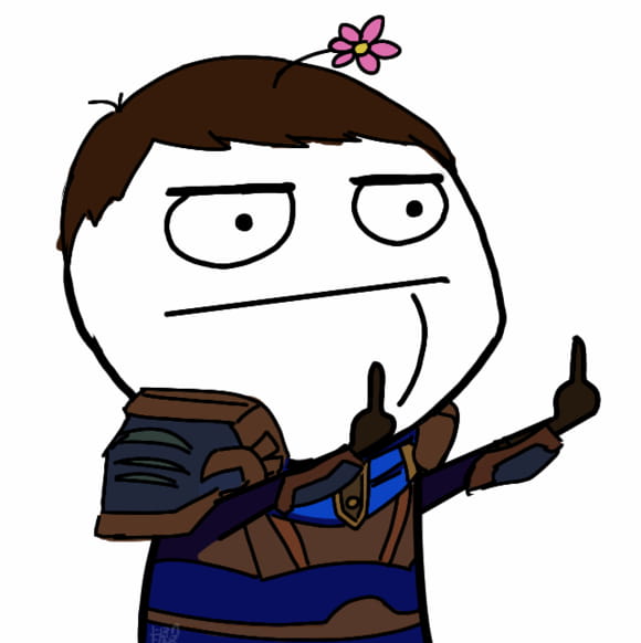 卡殿 竖中指表情包