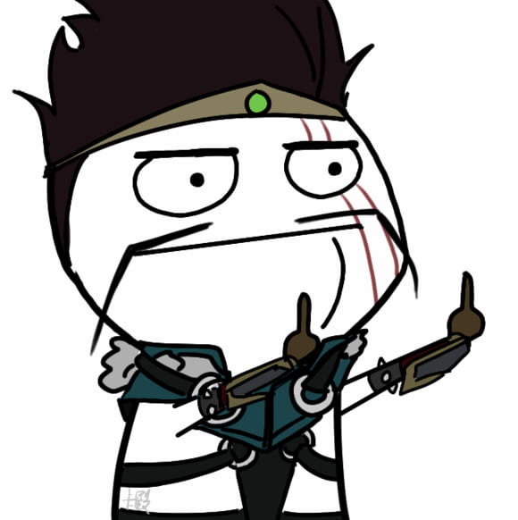 卡殿 竖中指表情包