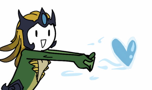 卡殿 发射小心心表情包下载