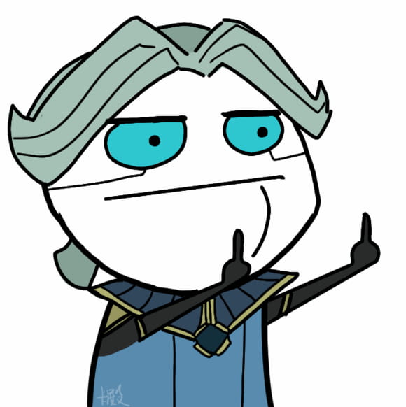 卡殿 竖中指表情包