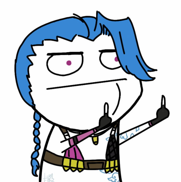 卡殿 竖中指表情包