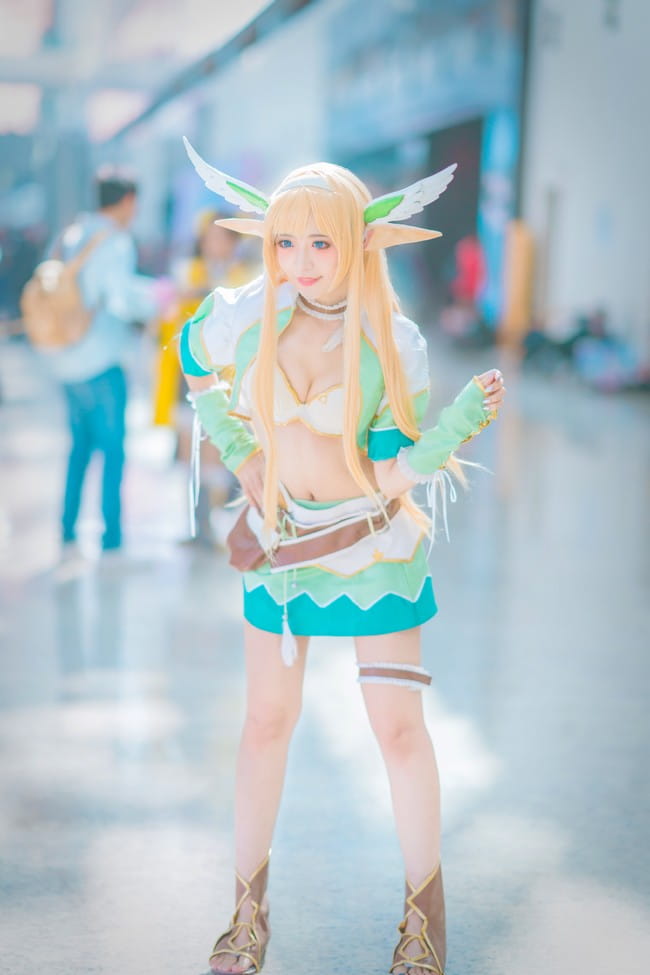 光明之刃 艾尔薇 拉娜 精灵公主cosplay