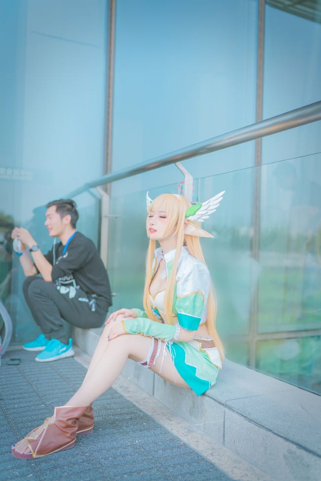 光明之刃 艾尔薇 拉娜 精灵公主cosplay