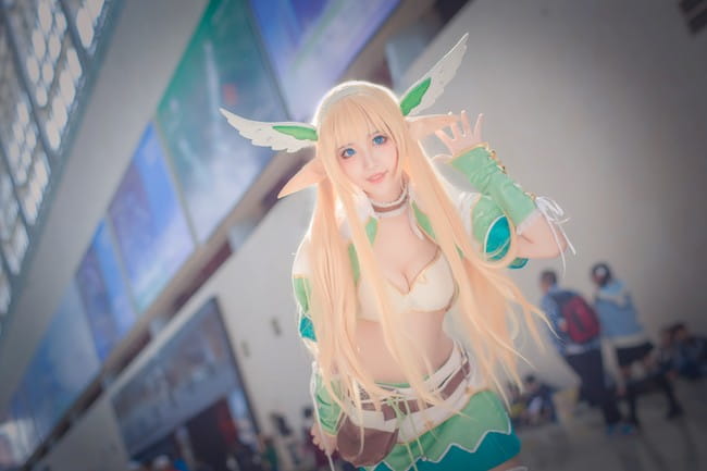 光明之刃 艾尔薇 拉娜 精灵公主cosplay