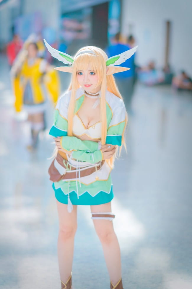 光明之刃 艾尔薇 拉娜 精灵公主cosplay