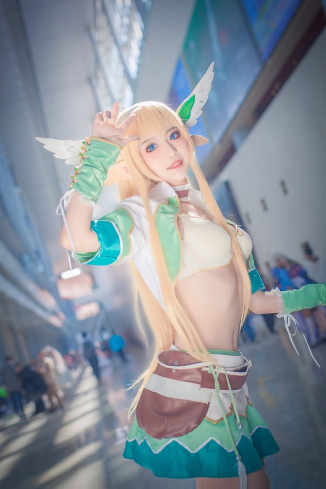 光明之刃 艾尔薇 拉娜 精灵公主cosplay