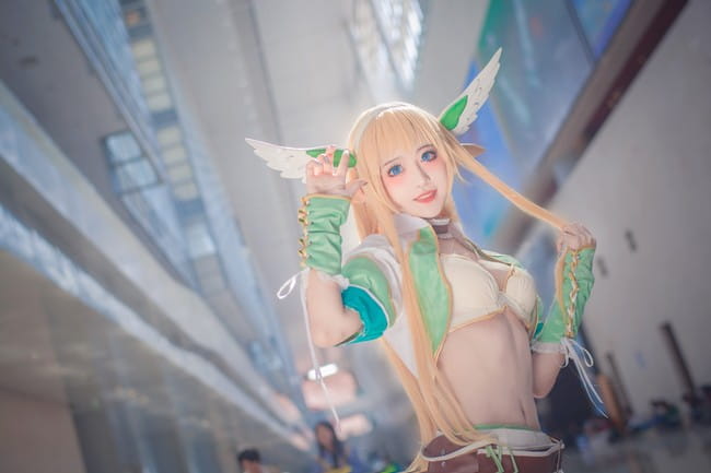 光明之刃 艾尔薇 拉娜 精灵公主cosplay