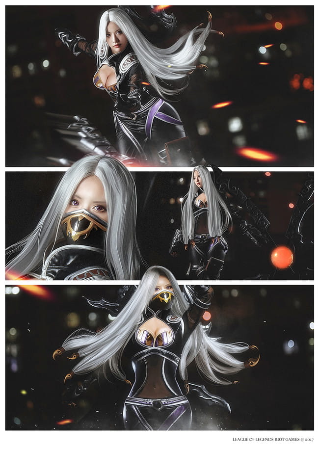 英雄联盟 刀锋意志艾瑞莉娅cosplay