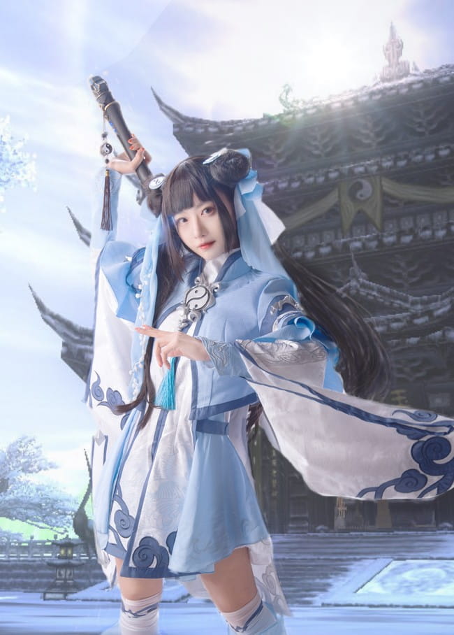 请问是你的咩咩掉了吗？剑网三纯阳萝莉cosplay