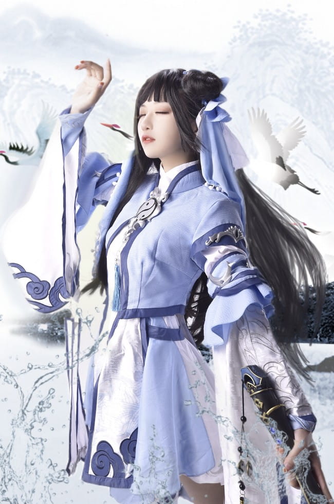 请问是你的咩咩掉了吗？剑网三纯阳萝莉cosplay