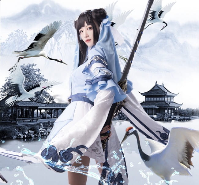 请问是你的咩咩掉了吗？剑网三纯阳萝莉cosplay