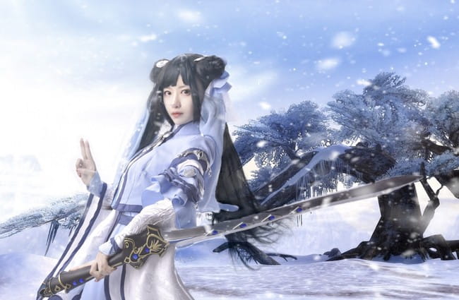 请问是你的咩咩掉了吗？剑网三纯阳萝莉cosplay