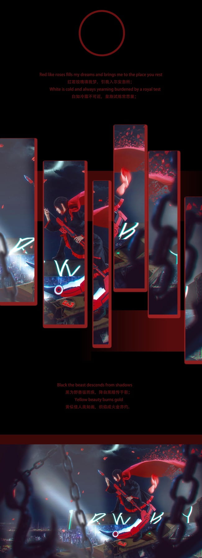 RWBY 红白黑黄 cosplay图片