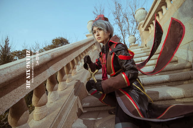 全职高手 张新杰 账号卡石不转cosplay图片