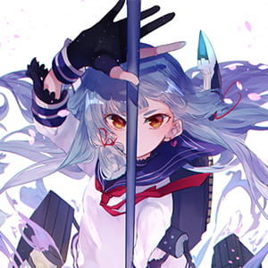 天空是连着的 如果我们也能各自发光的话 二次元头像女生呆萌