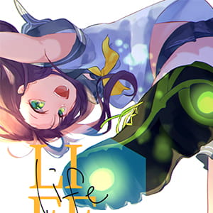 天空是连着的 如果我们也能各自发光的话 二次元头像女生呆萌