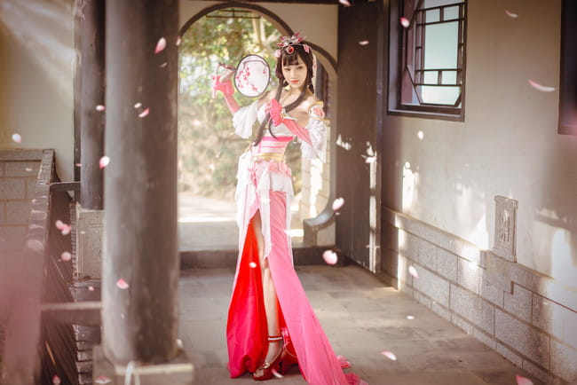 王者荣耀 甄姬 游园惊梦cosplay图片(1)