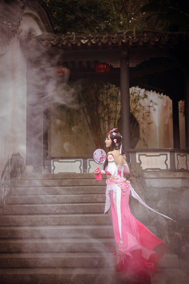 王者荣耀 甄姬 游园惊梦cosplay图片(1)