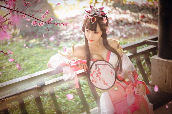 王者荣耀 甄姬 游园惊梦cosplay图片(1)