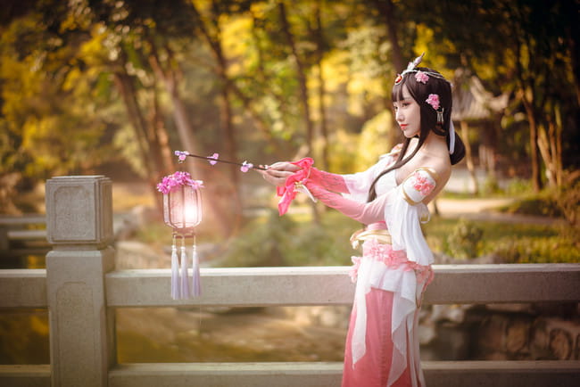 王者荣耀 甄姬 游园惊梦cosplay图片(1)