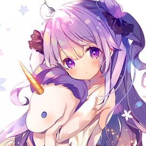 同伴这个存在 是相当厉害的 二次元头像女生呆萌