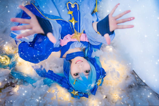 初音未来 星与雪的公主 cosplay